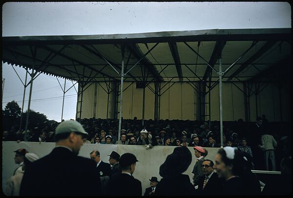 [1096 Views of the Henley Royal Regatta for Sports Illustrated Article, "Henley Forever"], Walker Evans (American, St. Louis, Missouri 1903–1975 New Haven, Connecticut), Color film transparency
