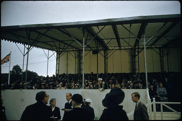 [1096 Views of the Henley Royal Regatta for Sports Illustrated Article, "Henley Forever"], Walker Evans (American, St. Louis, Missouri 1903–1975 New Haven, Connecticut), Color film transparency