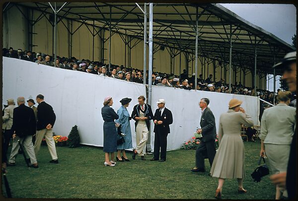 [1096 Views of the Henley Royal Regatta for Sports Illustrated Article, "Henley Forever"], Walker Evans (American, St. Louis, Missouri 1903–1975 New Haven, Connecticut), Color film transparency