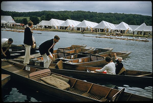 [1096 Views of the Henley Royal Regatta for Sports Illustrated Article, "Henley Forever"], Walker Evans (American, St. Louis, Missouri 1903–1975 New Haven, Connecticut), Color film transparency
