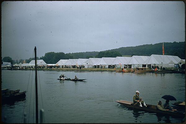 [1096 Views of the Henley Royal Regatta for Sports Illustrated Article, "Henley Forever"], Walker Evans (American, St. Louis, Missouri 1903–1975 New Haven, Connecticut), Color film transparency