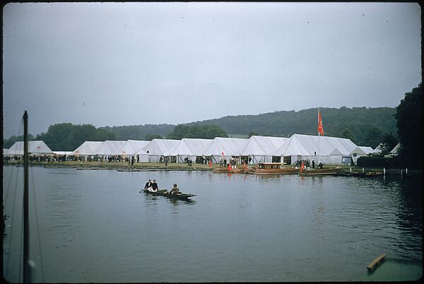[1096 Views of the Henley Royal Regatta for Sports Illustrated Article, "Henley Forever"], Walker Evans (American, St. Louis, Missouri 1903–1975 New Haven, Connecticut), Color film transparency