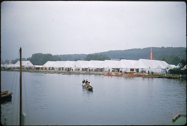 [1096 Views of the Henley Royal Regatta for Sports Illustrated Article, "Henley Forever"], Walker Evans (American, St. Louis, Missouri 1903–1975 New Haven, Connecticut), Color film transparency