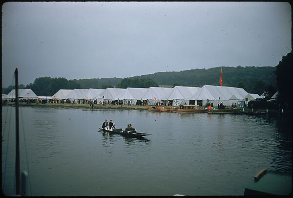 [1096 Views of the Henley Royal Regatta for Sports Illustrated Article, "Henley Forever"], Walker Evans (American, St. Louis, Missouri 1903–1975 New Haven, Connecticut), Color film transparency