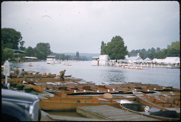 [1096 Views of the Henley Royal Regatta for Sports Illustrated Article, "Henley Forever"], Walker Evans (American, St. Louis, Missouri 1903–1975 New Haven, Connecticut), Color film transparency