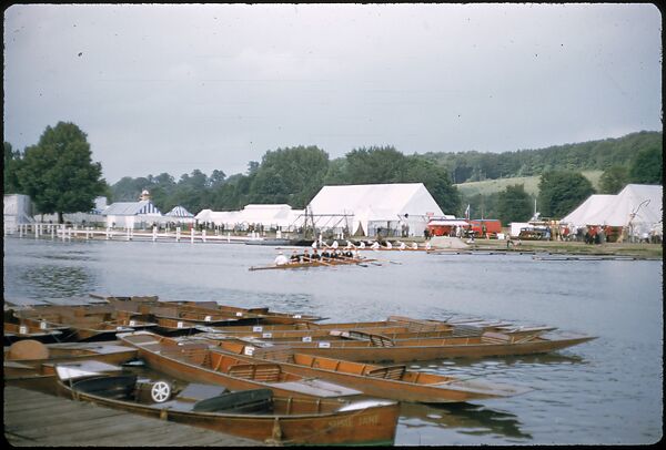 [1096 Views of the Henley Royal Regatta for Sports Illustrated Article, "Henley Forever"], Walker Evans (American, St. Louis, Missouri 1903–1975 New Haven, Connecticut), Color film transparency