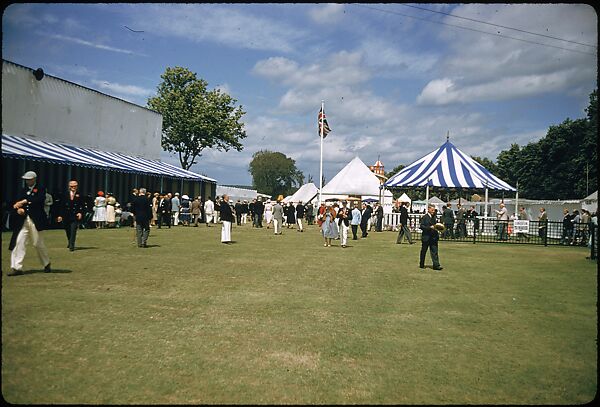 [1096 Views of the Henley Royal Regatta for Sports Illustrated Article, "Henley Forever"], Walker Evans (American, St. Louis, Missouri 1903–1975 New Haven, Connecticut), Color film transparency