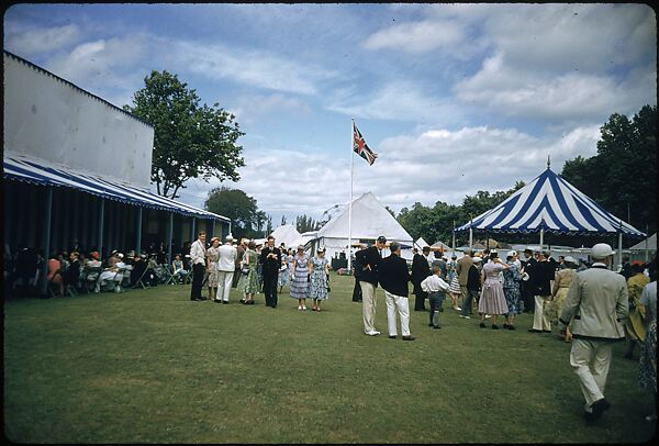 [1096 Views of the Henley Royal Regatta for Sports Illustrated Article, "Henley Forever"], Walker Evans (American, St. Louis, Missouri 1903–1975 New Haven, Connecticut), Color film transparency