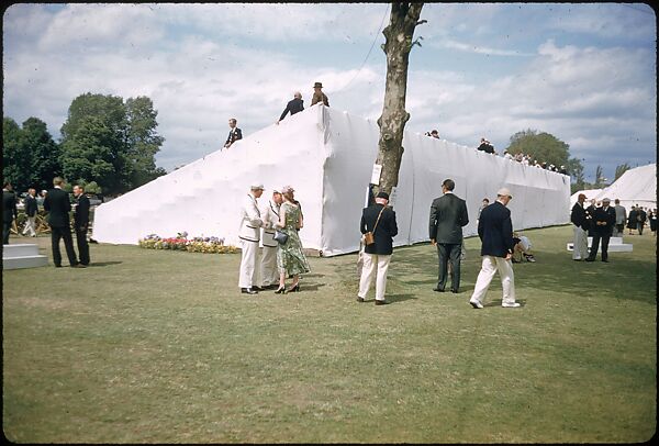 [1096 Views of the Henley Royal Regatta for Sports Illustrated Article, "Henley Forever"], Walker Evans (American, St. Louis, Missouri 1903–1975 New Haven, Connecticut), Color film transparency