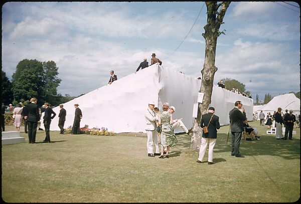 [1096 Views of the Henley Royal Regatta for Sports Illustrated Article, "Henley Forever"], Walker Evans (American, St. Louis, Missouri 1903–1975 New Haven, Connecticut), Color film transparency