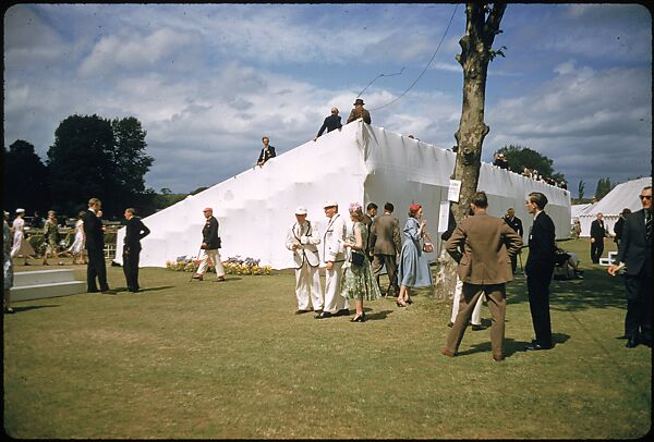 [1096 Views of the Henley Royal Regatta for Sports Illustrated Article, "Henley Forever"], Walker Evans (American, St. Louis, Missouri 1903–1975 New Haven, Connecticut), Color film transparency