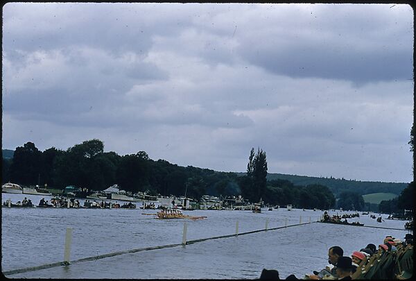 [1096 Views of the Henley Royal Regatta for Sports Illustrated Article, "Henley Forever"], Walker Evans (American, St. Louis, Missouri 1903–1975 New Haven, Connecticut), Color film transparency