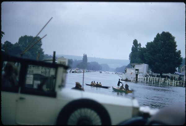 [1096 Views of the Henley Royal Regatta for Sports Illustrated Article, "Henley Forever"], Walker Evans (American, St. Louis, Missouri 1903–1975 New Haven, Connecticut), Color film transparency