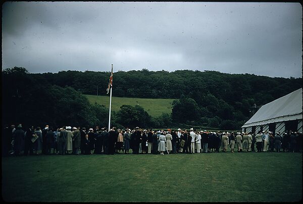 [1096 Views of the Henley Royal Regatta for Sports Illustrated Article, "Henley Forever"], Walker Evans (American, St. Louis, Missouri 1903–1975 New Haven, Connecticut), Color film transparency