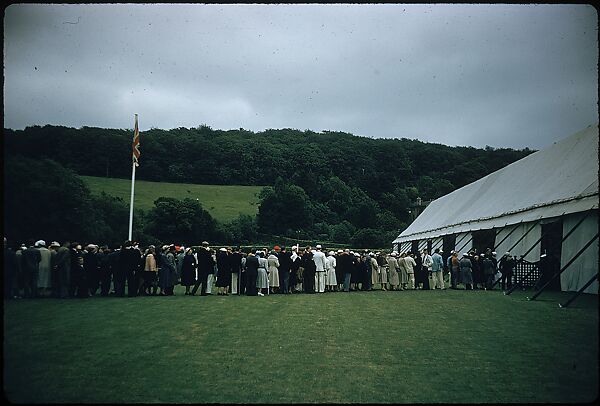 [1096 Views of the Henley Royal Regatta for Sports Illustrated Article, "Henley Forever"], Walker Evans (American, St. Louis, Missouri 1903–1975 New Haven, Connecticut), Color film transparency