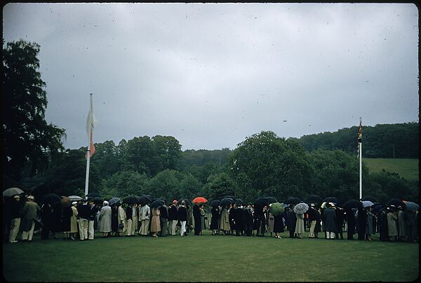 [1096 Views of the Henley Royal Regatta for Sports Illustrated Article, "Henley Forever"], Walker Evans (American, St. Louis, Missouri 1903–1975 New Haven, Connecticut), Color film transparency