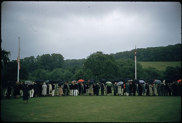 [1096 Views of the Henley Royal Regatta for Sports Illustrated Article, "Henley Forever"], Walker Evans (American, St. Louis, Missouri 1903–1975 New Haven, Connecticut), Color film transparency