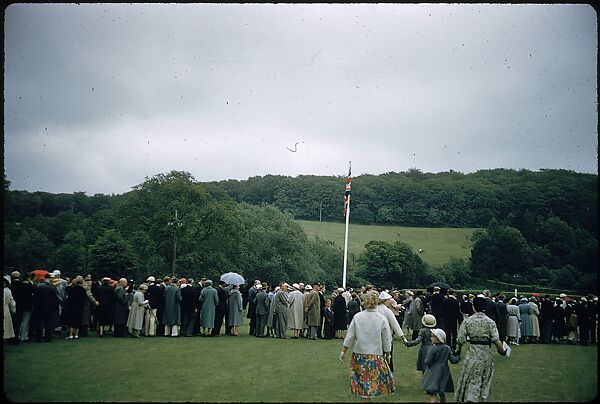 [1096 Views of the Henley Royal Regatta for Sports Illustrated Article, "Henley Forever"], Walker Evans (American, St. Louis, Missouri 1903–1975 New Haven, Connecticut), Color film transparency