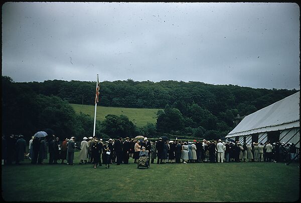 [1096 Views of the Henley Royal Regatta for Sports Illustrated Article, "Henley Forever"], Walker Evans (American, St. Louis, Missouri 1903–1975 New Haven, Connecticut), Color film transparency