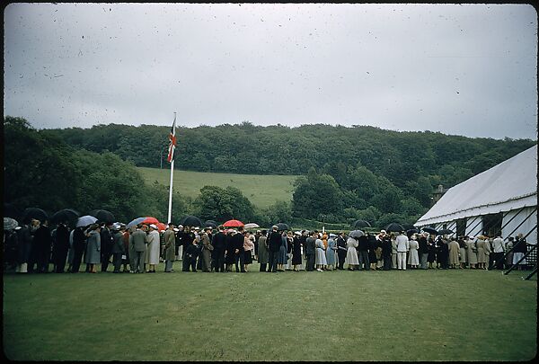[1096 Views of the Henley Royal Regatta for Sports Illustrated Article, "Henley Forever"], Walker Evans (American, St. Louis, Missouri 1903–1975 New Haven, Connecticut), Color film transparency