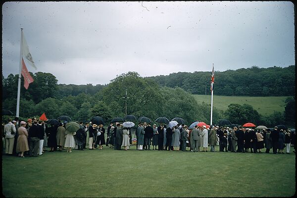 [1096 Views of the Henley Royal Regatta for Sports Illustrated Article, "Henley Forever"], Walker Evans (American, St. Louis, Missouri 1903–1975 New Haven, Connecticut), Color film transparency