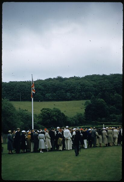[1096 Views of the Henley Royal Regatta for Sports Illustrated Article, "Henley Forever"], Walker Evans (American, St. Louis, Missouri 1903–1975 New Haven, Connecticut), Color film transparency