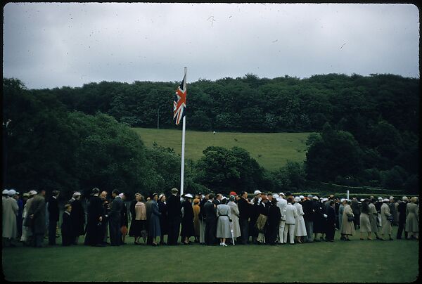 [1096 Views of the Henley Royal Regatta for Sports Illustrated Article, "Henley Forever"], Walker Evans (American, St. Louis, Missouri 1903–1975 New Haven, Connecticut), Color film transparency