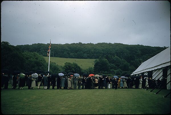 [1096 Views of the Henley Royal Regatta for Sports Illustrated Article, "Henley Forever"], Walker Evans (American, St. Louis, Missouri 1903–1975 New Haven, Connecticut), Color film transparency
