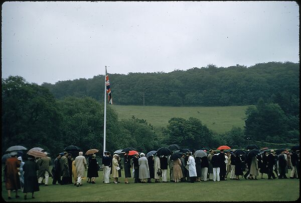 [1096 Views of the Henley Royal Regatta for Sports Illustrated Article, "Henley Forever"], Walker Evans (American, St. Louis, Missouri 1903–1975 New Haven, Connecticut), Color film transparency