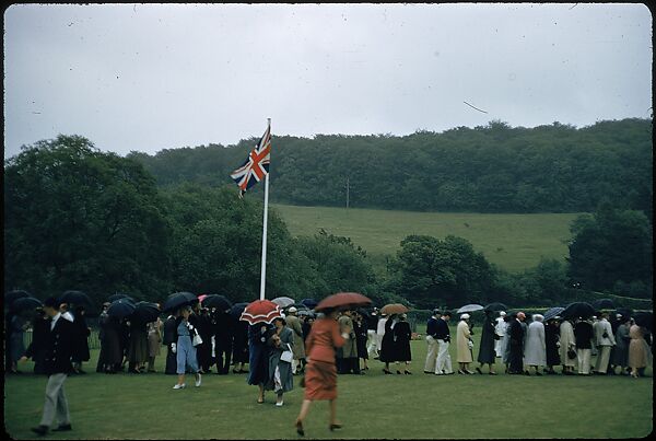 [1096 Views of the Henley Royal Regatta for Sports Illustrated Article, "Henley Forever"], Walker Evans (American, St. Louis, Missouri 1903–1975 New Haven, Connecticut), Color film transparency