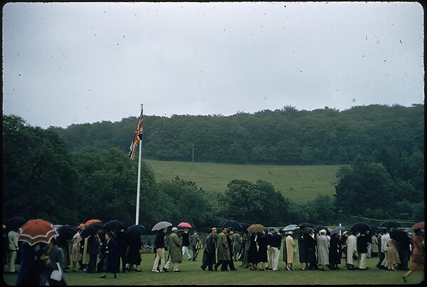 [1096 Views of the Henley Royal Regatta for Sports Illustrated Article, "Henley Forever"], Walker Evans (American, St. Louis, Missouri 1903–1975 New Haven, Connecticut), Color film transparency