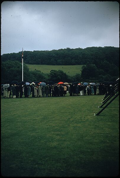 [1096 Views of the Henley Royal Regatta for Sports Illustrated Article, "Henley Forever"], Walker Evans (American, St. Louis, Missouri 1903–1975 New Haven, Connecticut), Color film transparency