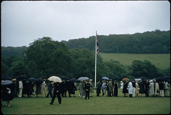 [1096 Views of the Henley Royal Regatta for Sports Illustrated Article, "Henley Forever"], Walker Evans (American, St. Louis, Missouri 1903–1975 New Haven, Connecticut), Color film transparency