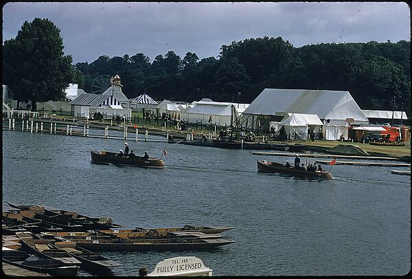 [1096 Views of the Henley Royal Regatta for Sports Illustrated Article, "Henley Forever"], Walker Evans (American, St. Louis, Missouri 1903–1975 New Haven, Connecticut), Color film transparency