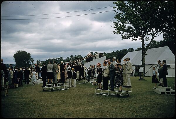 [1096 Views of the Henley Royal Regatta for Sports Illustrated Article, "Henley Forever"], Walker Evans (American, St. Louis, Missouri 1903–1975 New Haven, Connecticut), Color film transparency