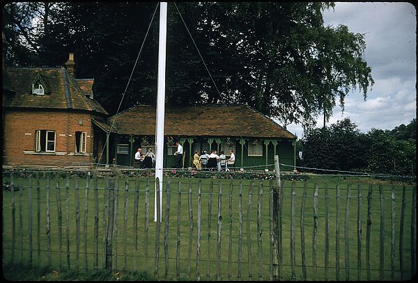 [1096 Views of the Henley Royal Regatta for Sports Illustrated Article, "Henley Forever"], Walker Evans (American, St. Louis, Missouri 1903–1975 New Haven, Connecticut), Color film transparency