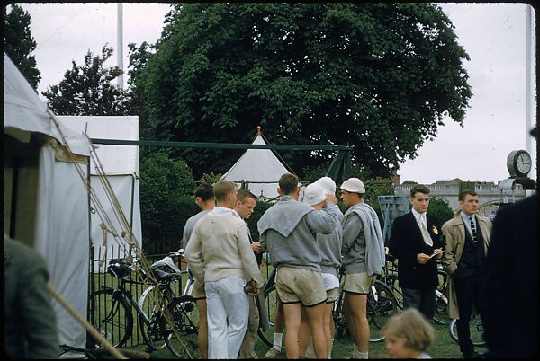 [1096 Views of the Henley Royal Regatta for Sports Illustrated Article, "Henley Forever"], Walker Evans (American, St. Louis, Missouri 1903–1975 New Haven, Connecticut), Color film transparency