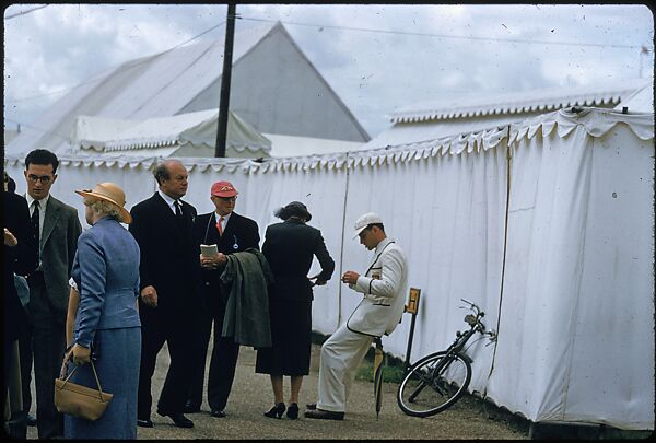 [1096 Views of the Henley Royal Regatta for Sports Illustrated Article, "Henley Forever"], Walker Evans (American, St. Louis, Missouri 1903–1975 New Haven, Connecticut), Color film transparency