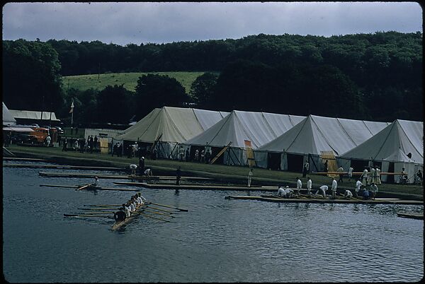 [1096 Views of the Henley Royal Regatta for Sports Illustrated Article, "Henley Forever"], Walker Evans (American, St. Louis, Missouri 1903–1975 New Haven, Connecticut), Color film transparency