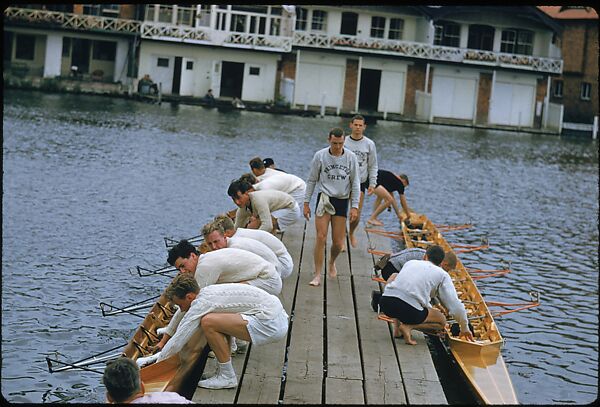 [1096 Views of the Henley Royal Regatta for Sports Illustrated Article, "Henley Forever"], Walker Evans (American, St. Louis, Missouri 1903–1975 New Haven, Connecticut), Color film transparency
