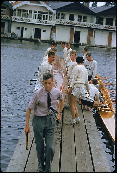 [1096 Views of the Henley Royal Regatta for Sports Illustrated Article, "Henley Forever"], Walker Evans (American, St. Louis, Missouri 1903–1975 New Haven, Connecticut), Color film transparency