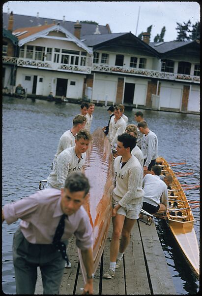 [1096 Views of the Henley Royal Regatta for Sports Illustrated Article, "Henley Forever"], Walker Evans (American, St. Louis, Missouri 1903–1975 New Haven, Connecticut), Color film transparency