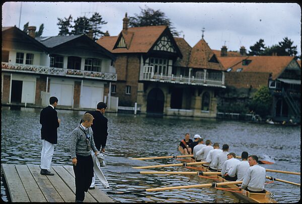 [1096 Views of the Henley Royal Regatta for Sports Illustrated Article, "Henley Forever"], Walker Evans (American, St. Louis, Missouri 1903–1975 New Haven, Connecticut), Color film transparency