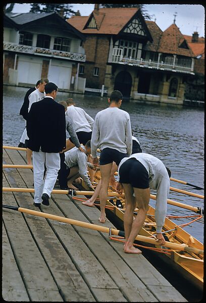 [1096 Views of the Henley Royal Regatta for Sports Illustrated Article, "Henley Forever"], Walker Evans (American, St. Louis, Missouri 1903–1975 New Haven, Connecticut), Color film transparency