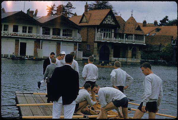 [1096 Views of the Henley Royal Regatta for Sports Illustrated Article, "Henley Forever"], Walker Evans (American, St. Louis, Missouri 1903–1975 New Haven, Connecticut), Color film transparency