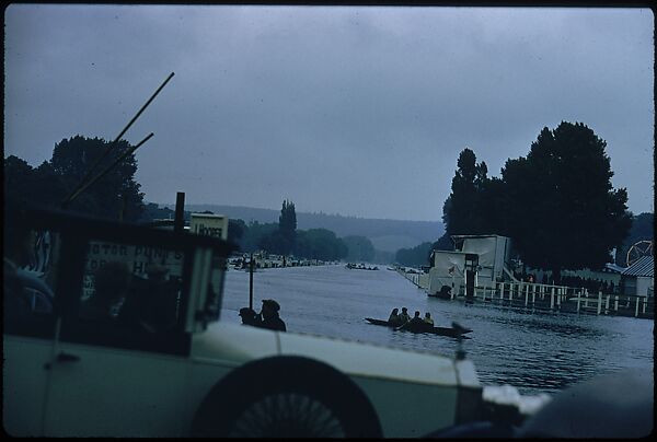 [1096 Views of the Henley Royal Regatta for Sports Illustrated Article, "Henley Forever"], Walker Evans (American, St. Louis, Missouri 1903–1975 New Haven, Connecticut), Color film transparency