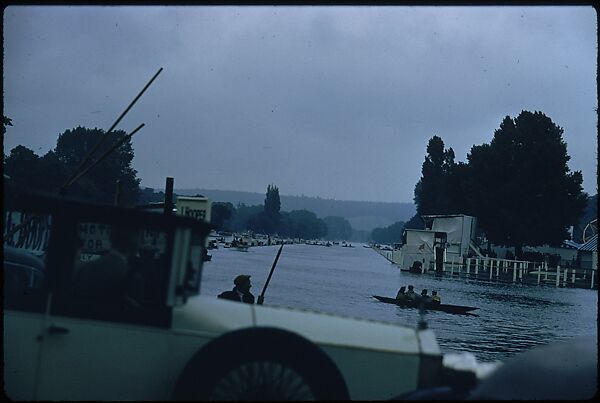 [1096 Views of the Henley Royal Regatta for Sports Illustrated Article, "Henley Forever"], Walker Evans (American, St. Louis, Missouri 1903–1975 New Haven, Connecticut), Color film transparency