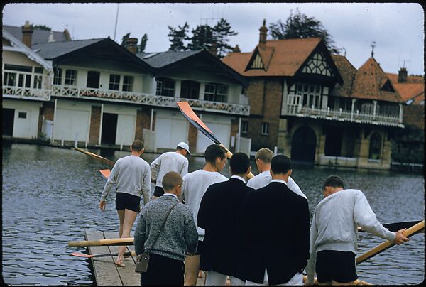 [1096 Views of the Henley Royal Regatta for Sports Illustrated Article, "Henley Forever"], Walker Evans (American, St. Louis, Missouri 1903–1975 New Haven, Connecticut), Color film transparency