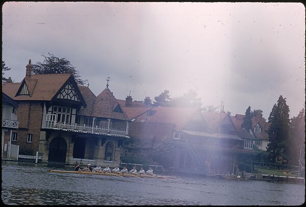 [1096 Views of the Henley Royal Regatta for Sports Illustrated Article, "Henley Forever"], Walker Evans (American, St. Louis, Missouri 1903–1975 New Haven, Connecticut), Color film transparency