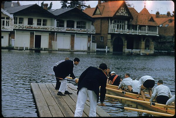 [1096 Views of the Henley Royal Regatta for Sports Illustrated Article, "Henley Forever"], Walker Evans (American, St. Louis, Missouri 1903–1975 New Haven, Connecticut), Color film transparency
